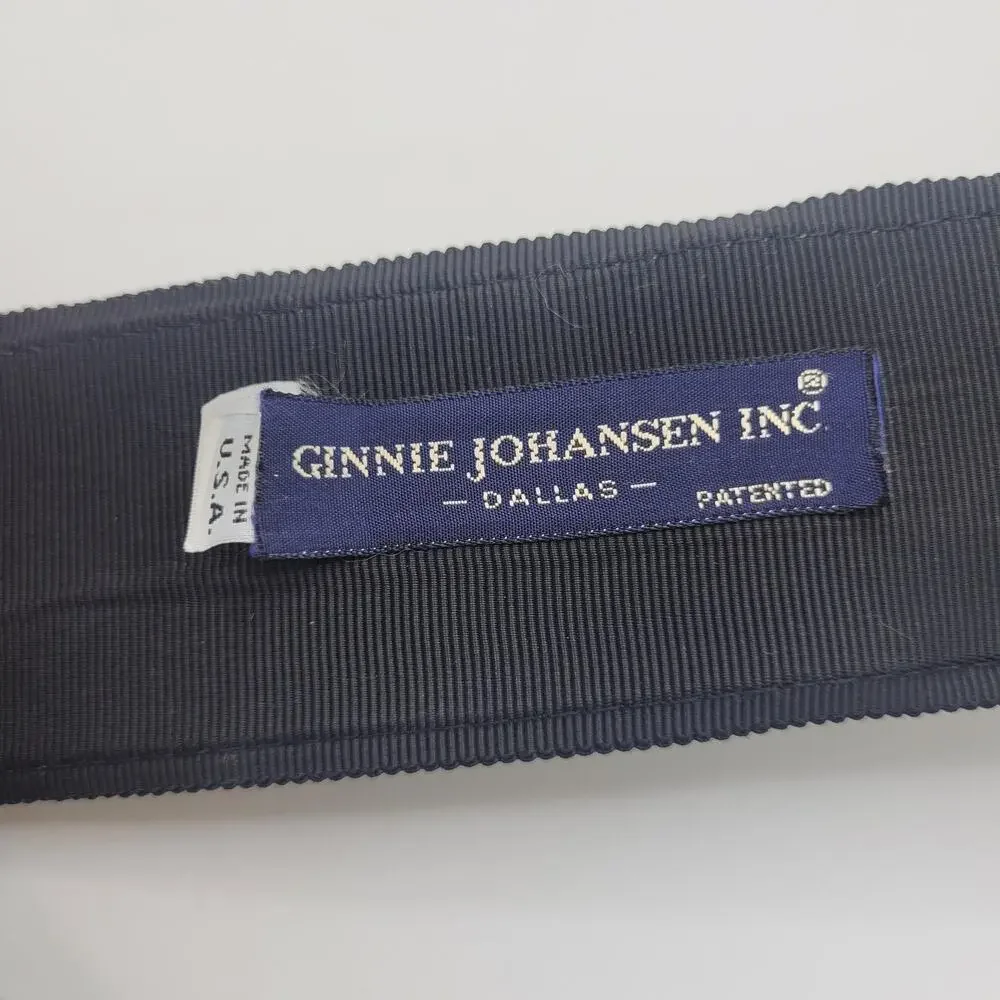 VTG Ginnie Johansen Rope Belt One Size Multicolor Fabric Braided Waist Boho 80s